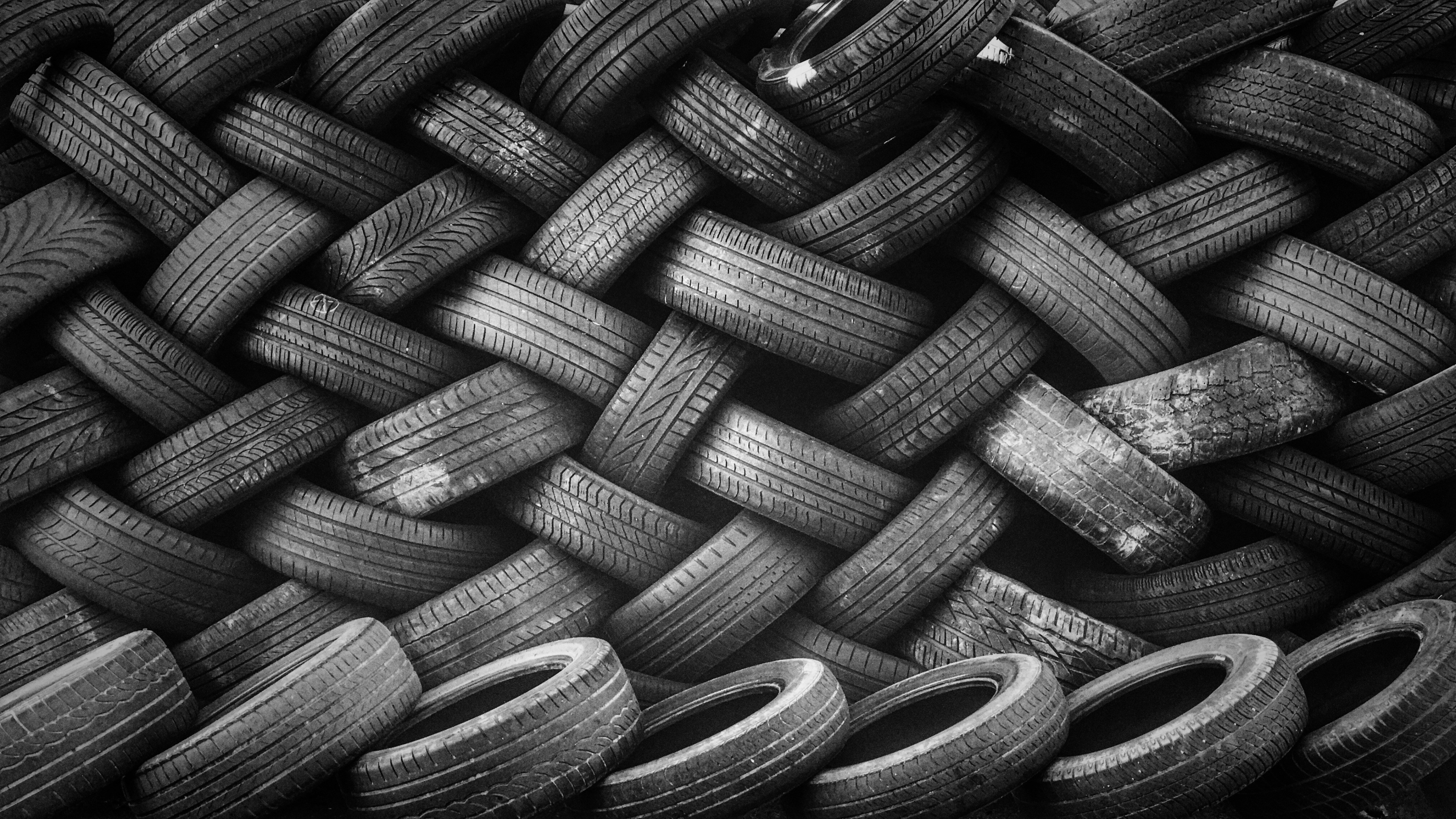 tires in a pile